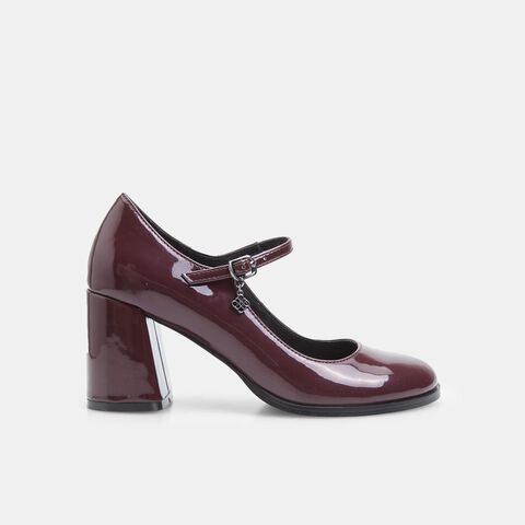 Mary Jane de mujer Bata Red Label con tacón de 7 cm, Burdeos Mary Jane de mujer Bata Red Label con tacón de 7 cm, Burdeos